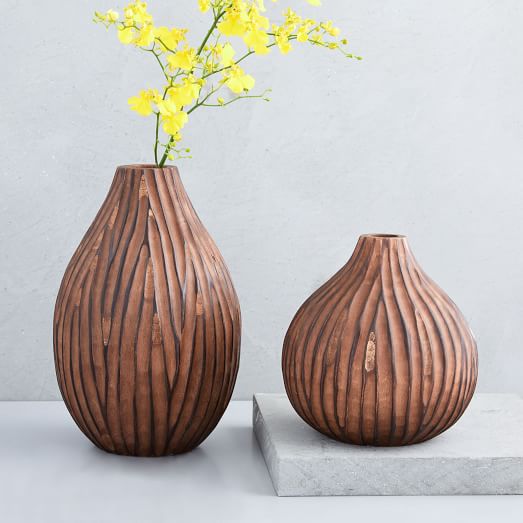 Wooden Flower Vase - Handicrafts