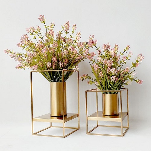 Metal Flower Vase - Handicrafts